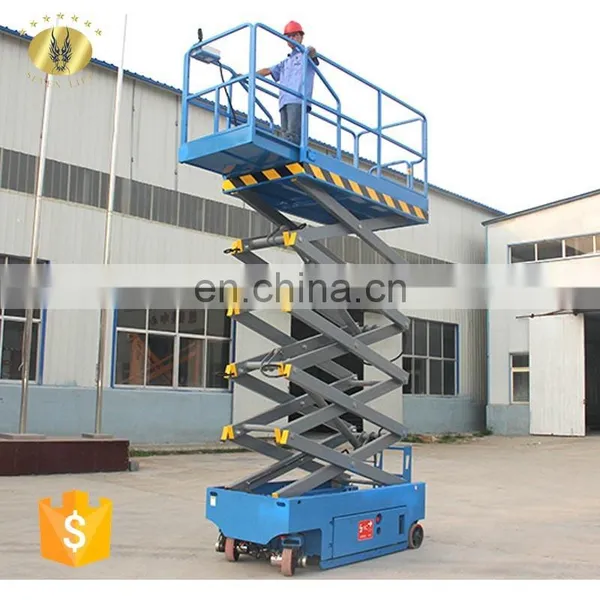 7LGTJZ Shandong SevenLift Cheap Scissor Hydraulic Battery Auto Ladder Automobile Elevators Lift photo-6