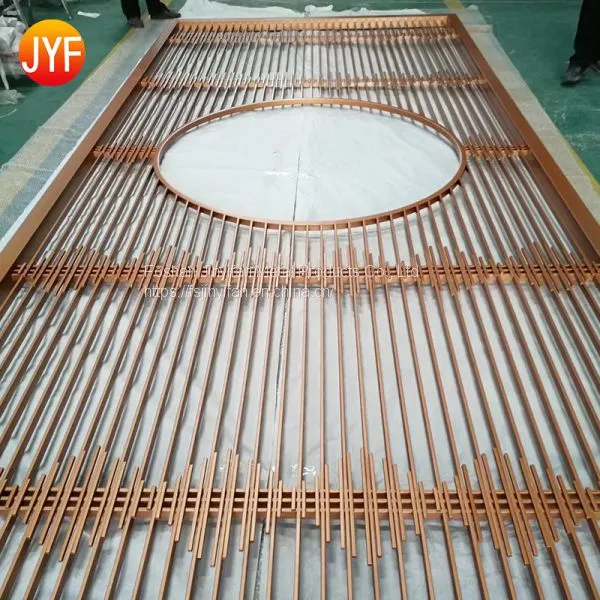 Foshan Manufactroy High Quality Stainless Steel Decorative Welding Screen Room Divider photo-3