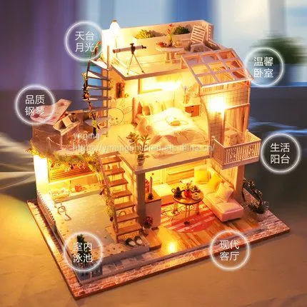 Puzzle Puzzle Villa Toys ，Model Assembly Toy photo-2