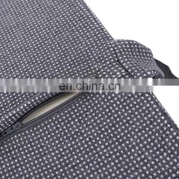 Hot Sale Grey Memory Pillows Soft Sleep Pillow Car Waist Cushion Memory Foam Pillow for Travel Sleeping photo-7