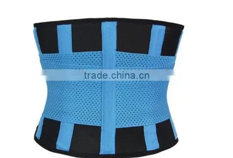 Walson Slim Neoprene Waist Trainer Belt Support Blue and Orrange Color Waist Trainer Fajas photo-5