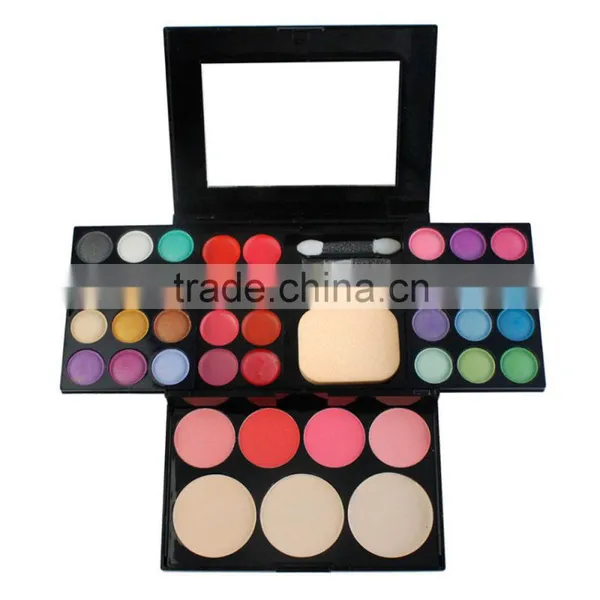 Wholesale 32 Colors Professional Makeup Eyeshadow Face Powder With Blusher photo-2