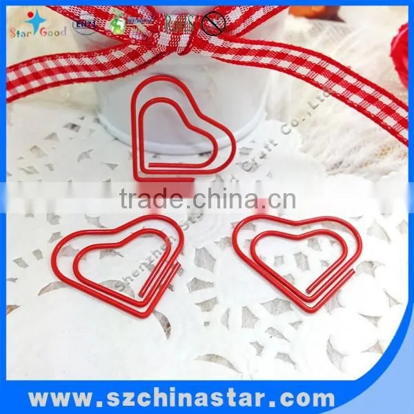 Beautiful Heart Shape PET Coated Paper Clip photo-2