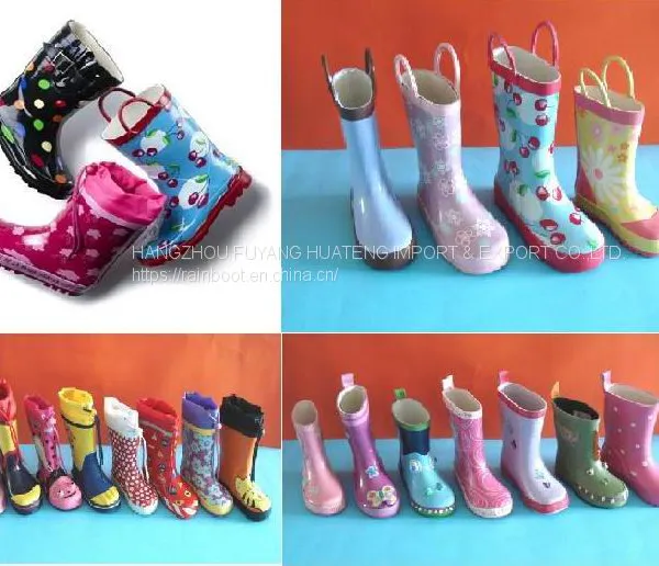 Various Printing Rubber Rain Boots, Vogue Rubber Boot, Waterproof Vogue Rain Boot, New Fashion Rubber Rain Boots, China Rain Boots photo-5