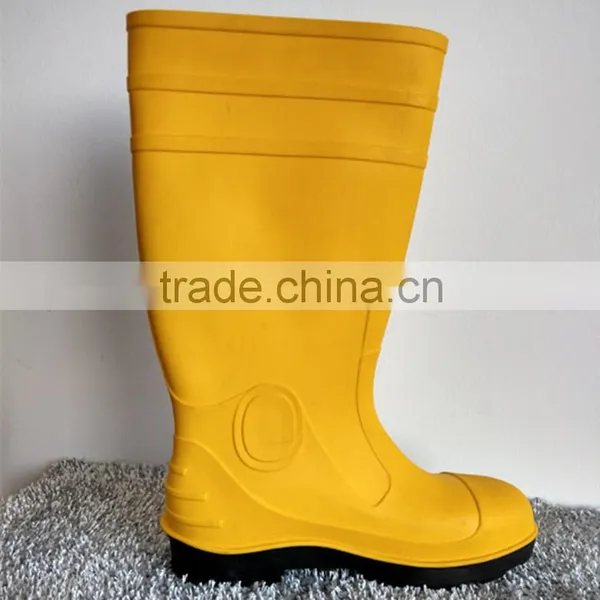Alkali-Resistant PVC Knee High Safety Boots photo-2
