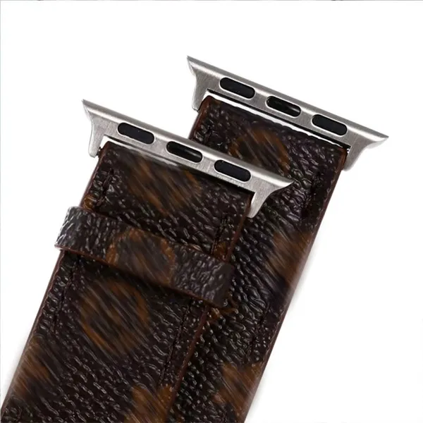 Luxury Design for Apple Watch Bands Leather Material Watch Strap for Watch Series 6 5 4 3 2 1 44mm 42mm 40mm 38mm Band photo-4