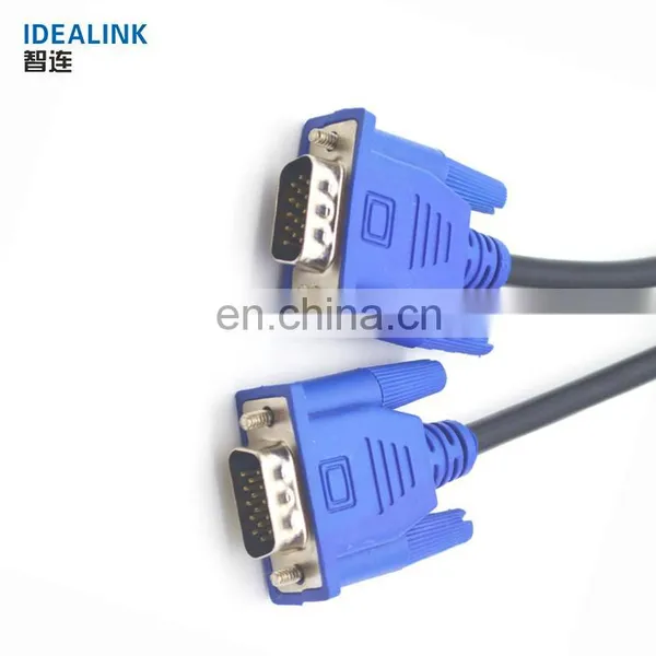 Best Selling Products Rgb Cable Audio Video Blue 3+2 Male to Male Vga Cable