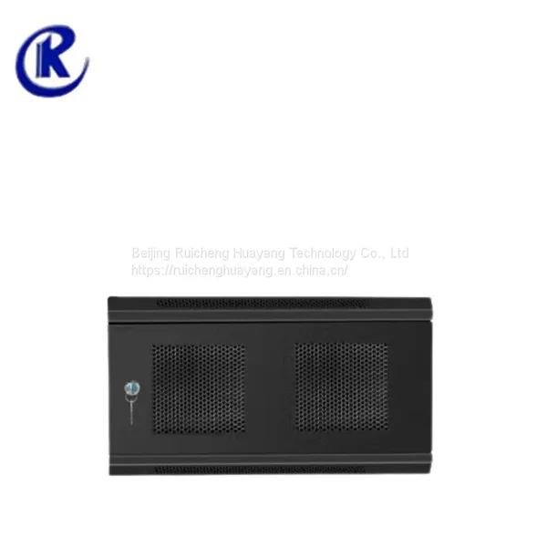 4u 6u Black Network Cabinet Wall Cabinet Switch Cabinet Weak Current Monitoring Thickened Tempered Glass Small Cabinet