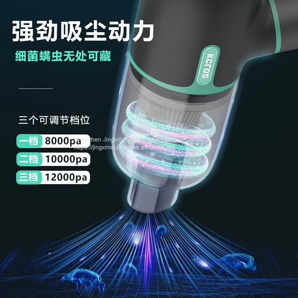 New Cross-border Duster Multi-functional Vehicle-mounted Household Suction-blow Integrated Duster Portable Wireless Hand-held Vacuum Cleaner photo-4
