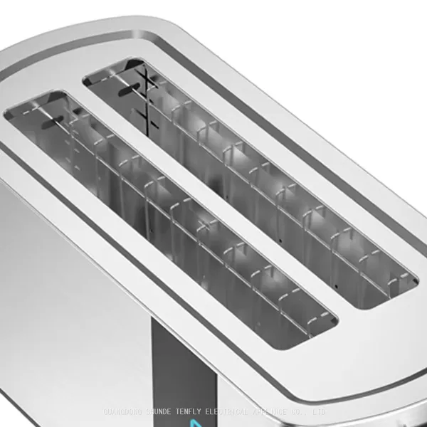 Tenfly Stainless Steel Toaster Factory Custom, Long Slot Touch Screen Bread Toaster, 4 Slice Home Breakfast Sandwich Maker photo-5
