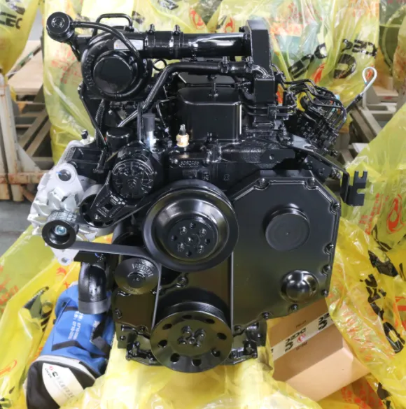 Nuevo ensamblaje de motor Water-cooled Cum-mins 4BTA3.9-C100 refrigerado por agua para excavadoras photo-3