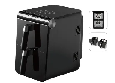 Air Fryer Household Large Capacity/dual Pot Fryer Touch Screen Electric Fryer（Wechat/whatsapp:008613510231336）