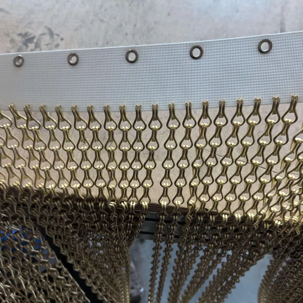 Factory Supply Metal Coil Curtain Metal Mesh Chain Link Screen Mesh Ceilings for Interior Exterior Design photo-3