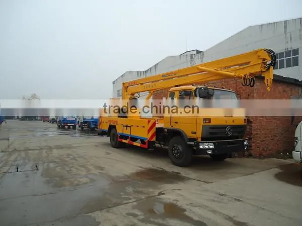 Factory Supply Dongfeng Hydraulic Lift Platform Truck 145 Truck Mounted Platform in Peru photo-6