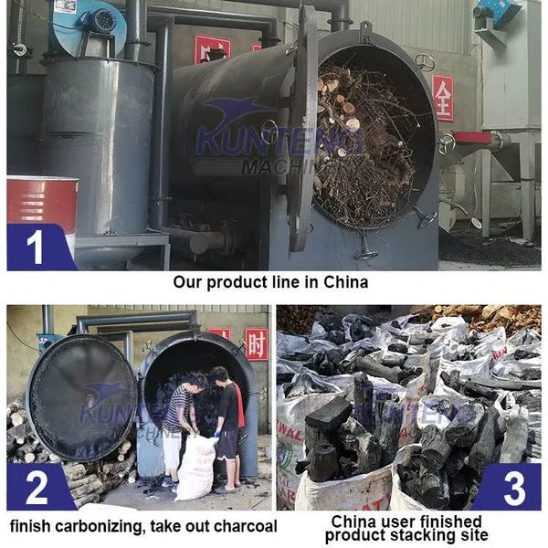 Smokeless Carbon Black Furnace Saw Dust Carbonizer Machine Coal Activatied Carbon Production Machine EPC photo-2