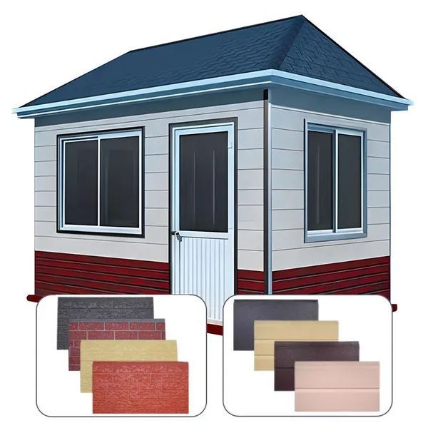 Modern Metal Carved PU Sandwich Siding Lightweight Exterior Wall Application for Prefab Houses Hotels Villas and Outdoor Use photo-6