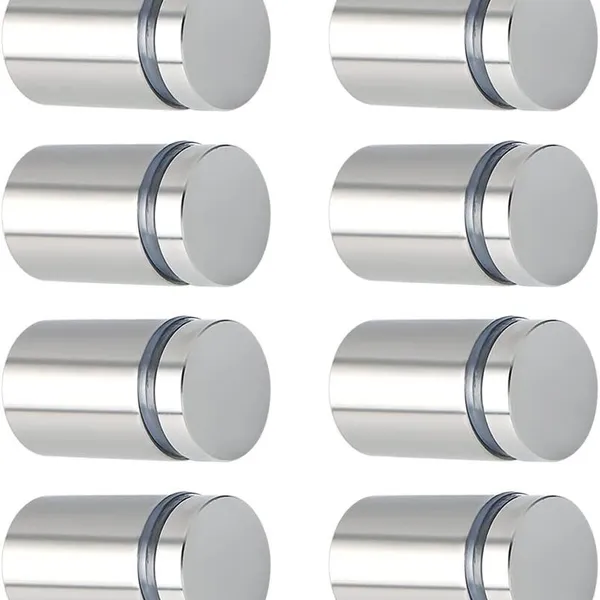 Factory Direct SS304 Stainless Steel Glass Holder Standoff 25mm Diameter Satin Finish Heavy Duty for Glass Wall photo-4