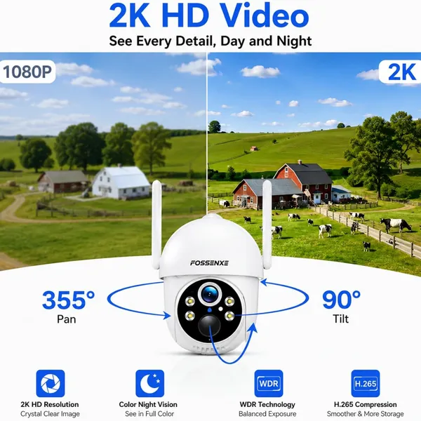 4G Solar Powered Outdoor Security CCTV Camera With SIM Card Auto Tracking Remote Monitoring and 64GB Storage photo-3