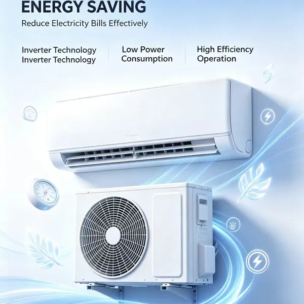Power-Smart Air Conditioner, Save Up To 40% Electricity