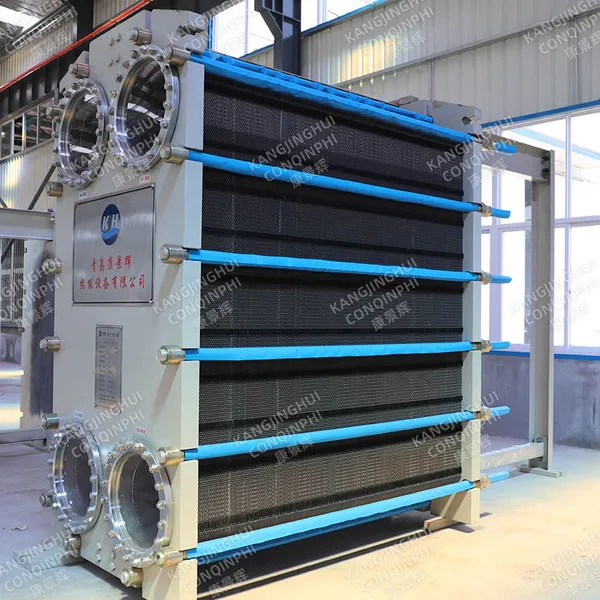 Semi-Welded Plate Frame Heat Exchanger, 20-200 L/min Flow Rate, EPDM Rubber Gaskets photo-5