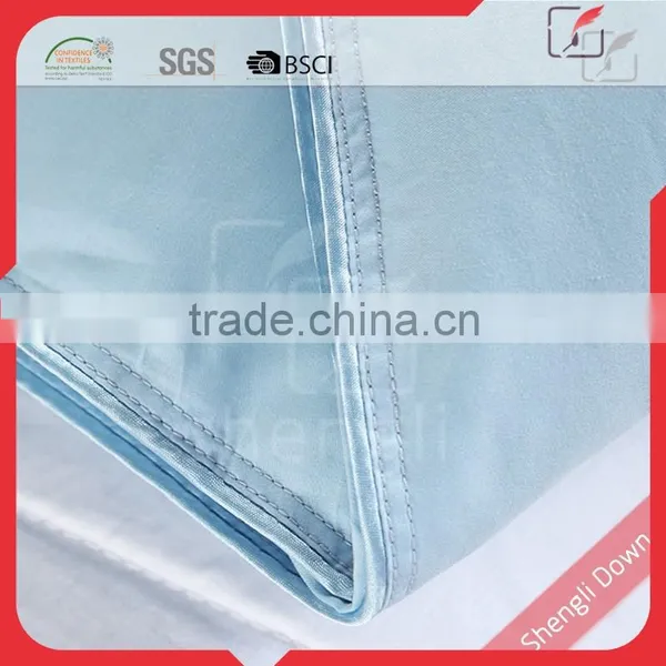 Washed Duck Down Filled Duvet, Blue Feather Duvet photo-4