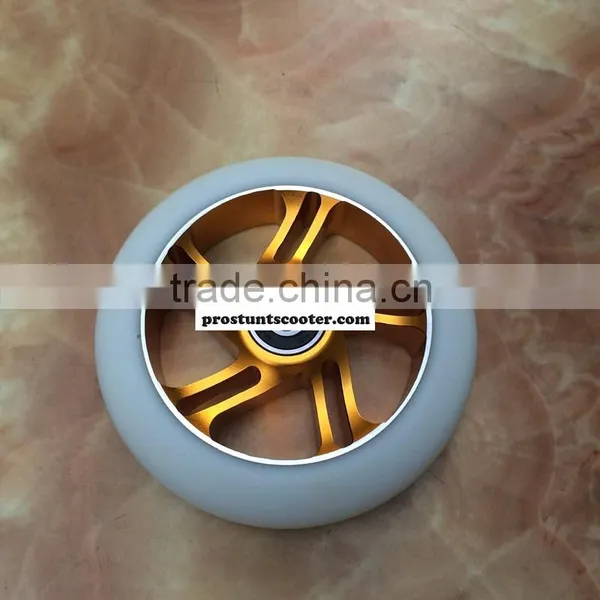 White Scooter Wheels 110 mm for Flavor Scooters photo-3