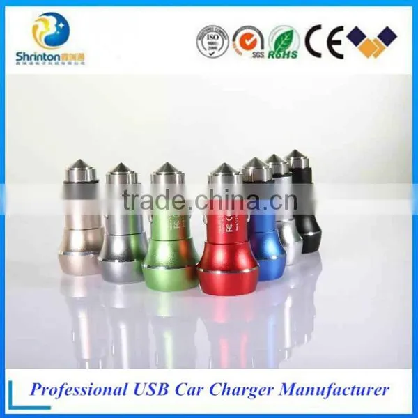 Mobile USB Car Charger Adapter 5V 1A/2.4A 2 Port photo-3