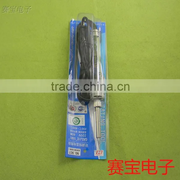 Guangzhou Huanghua NO.907 Adjustable Constant Temperature Electric Iron Yellow 907 (internal) 60W photo-3