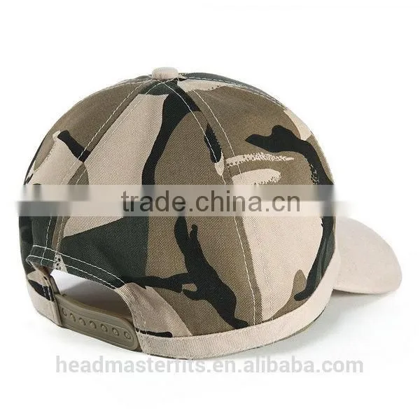 Unisex Broken Hole Camouflage Cap Distressed Camo Baseball Cap photo-2