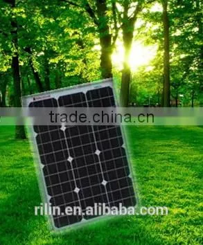 High quality low price elaborate process perfect service Chinese 18V 50W mono solar panel
