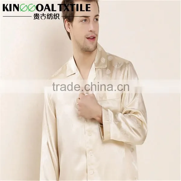 New Style Men's Long Classic 100% Silk Chemises Printed in 22mm