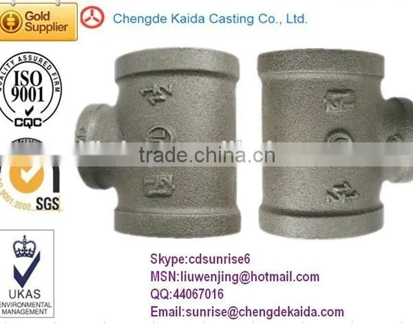 NPT Thread China Factory Malleable Iron Pipe Fittings UL/FM photo-3