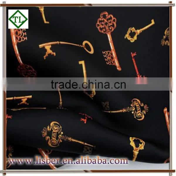 75D Polyester Sunflower Printed Interlock Knitting Fabric photo-2