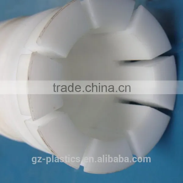 Custom Engineering Plastic Bearing Sleeve Delrin Acetal Polyacetal Cnc Machining Parts Pom Bushing photo-5