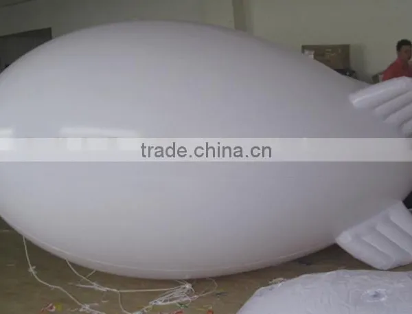 Large White PVC Inflatable Balloon Helium Blimp photo-3