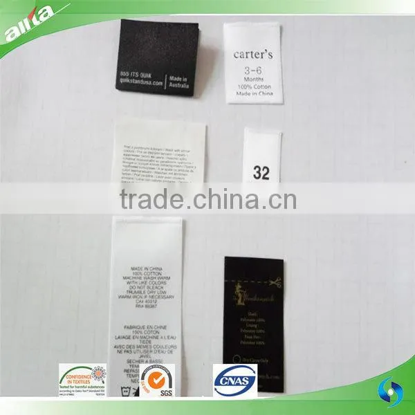 Eco-friendly High Quality Custom Non Woven Fabric Printed Labels for Garment photo-2