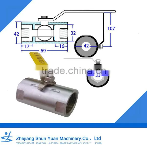 2014 Female Brass Ball Valve Brass Valve Copper Ball Valve for Ppr Pipe Fittings Stainless Steel Valve SS Valves
