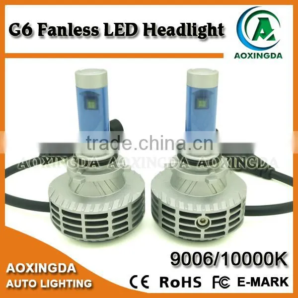 3000K 4300K 6500K 8000K 10000K G6 All in One LED Headlight 9006 6000LM photo-4