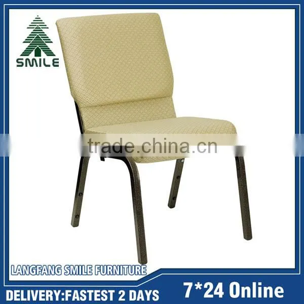 Beige Stacking CHURCH CHAIR With Super Quality From China Factory photo-4