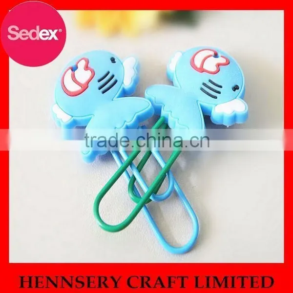 High Quanlity Soft Rubber Custom Shaped Paper Clip photo-3