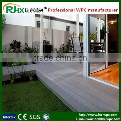 Grooved Deck Board for Black Plastic Composite Deck Board With High Quality Plastic Composite Decking Floor