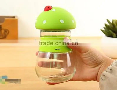 Mushroom Water Bottle 320ML photo-5