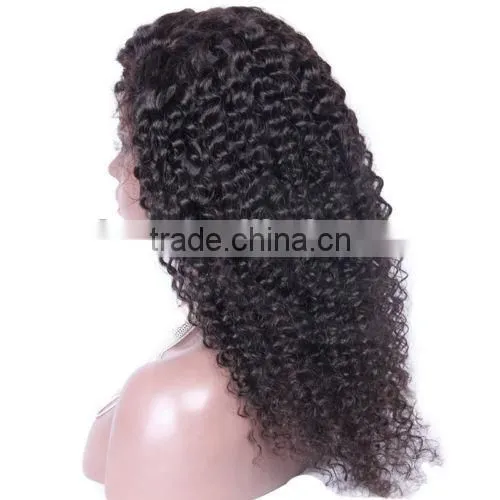 Kinky Curly Braizlian Hair Full Wig Lace Front Wig for Black Women photo-4
