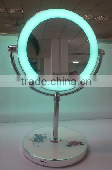 Single Side Touch Sensor Lighted Hollywood Makeup Mirror photo-4
