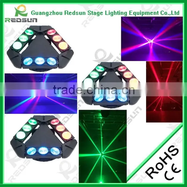 LED 3*3 Spider Light 8pcs*10w RGBW 4IN1 Charming Stage /party/club/party/christmas/house Decor Concert dj Moving Head Light photo-4