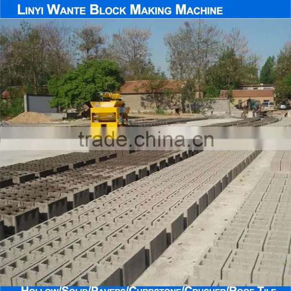 Movable Vibrated Hollow Block Making Machine WT6-30 photo-4