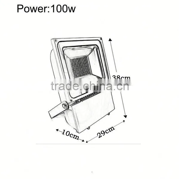 100w Lamp Epistar/bridgelux Led Floodlight Ip65 Replacement 500w Halogen Led Spotlight China photo-2