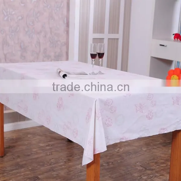 Rosette Satin Table Cloth/ Waterproof Tablecloth/rose Sequin Tablecloth photo-3