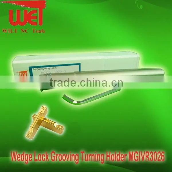 HSS Wedge Lock Grooving Turning Holder MGIVR3026