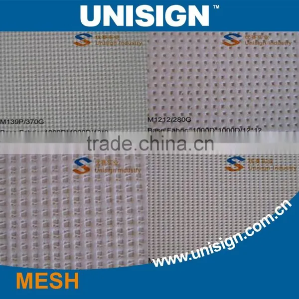Unisign Good Quality Roll Eco-solvent Outdoor PVC Coated Mesh Fabric photo-4